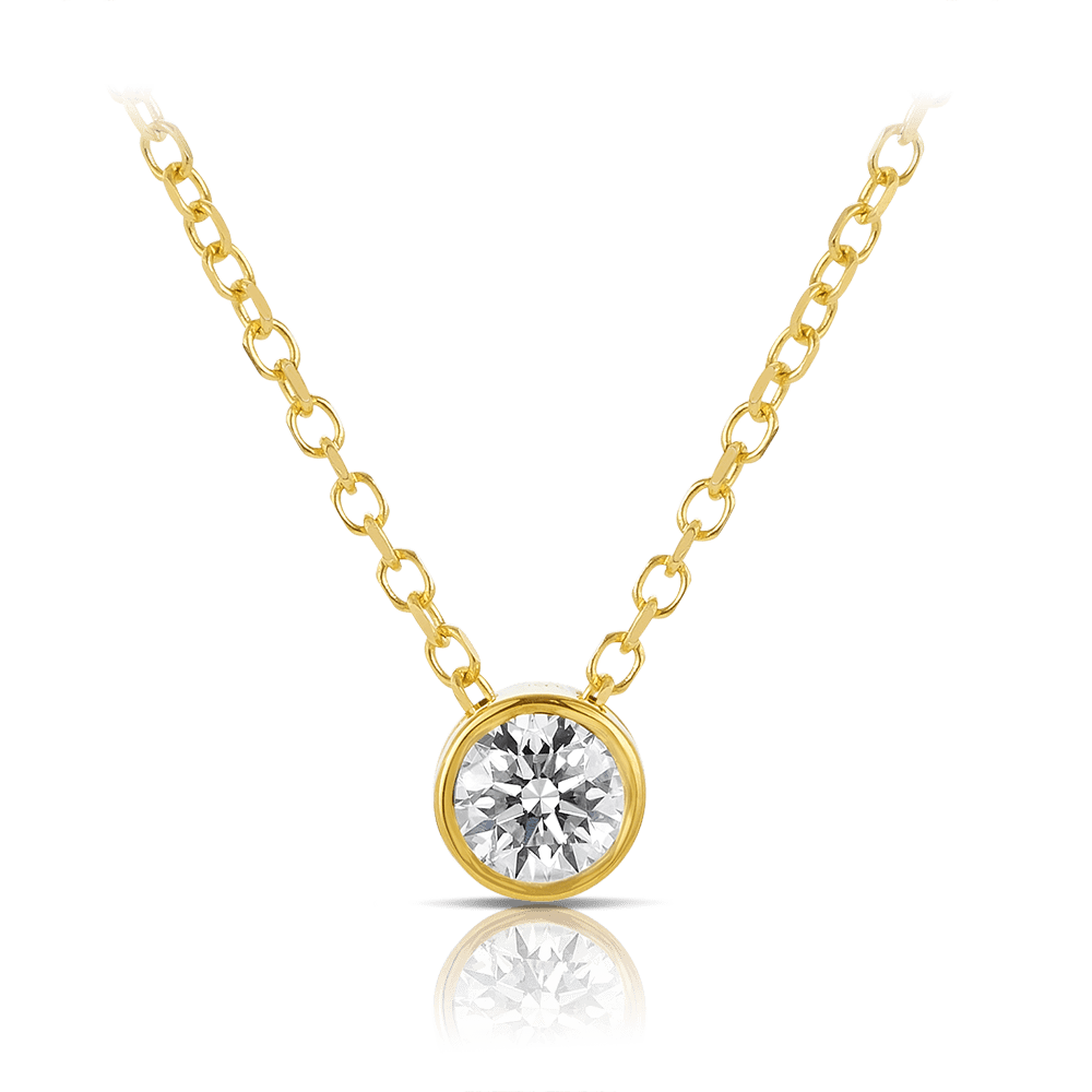 Simple diamond clearance locket