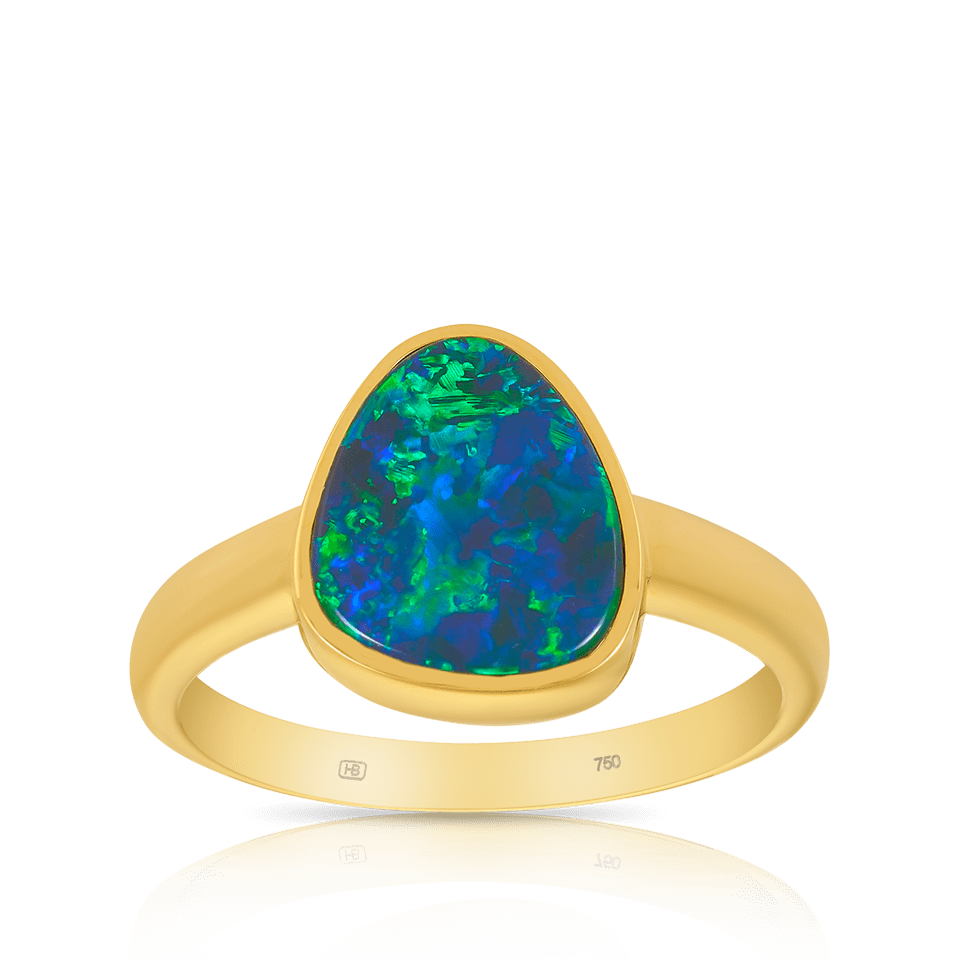 Gold hot sale and opal