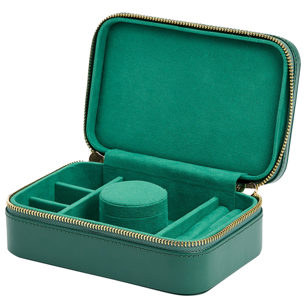 Wolf Sophia Travel Zip Case Forest Green