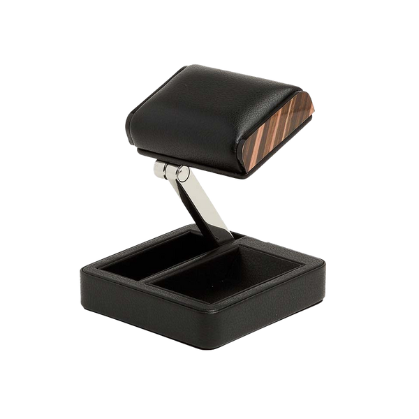 Wolf Roadster Single Travel Watch Stand Black