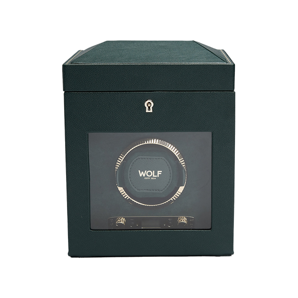 Wolf Brit Racing Green Single Watch Winder