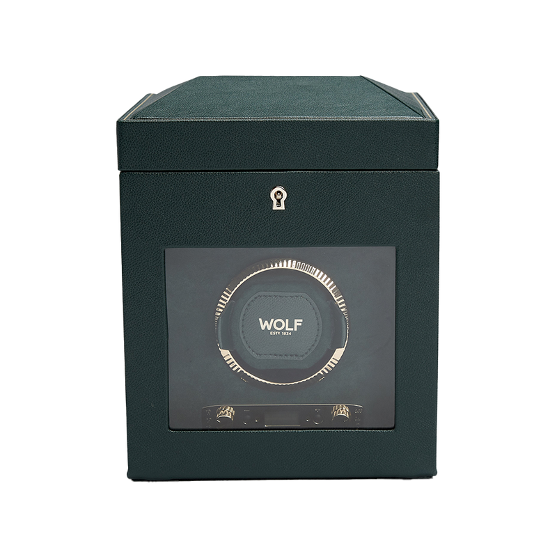 Wolf Brit Racing Green Single Watch Winder