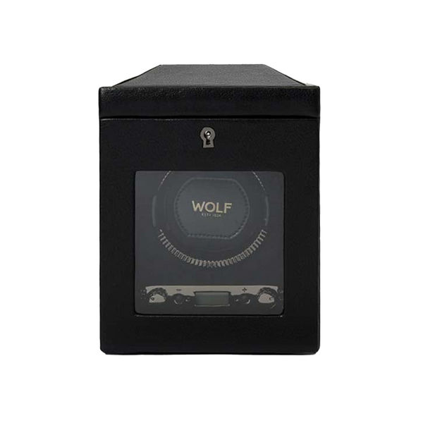 Wolf British Racing Single Watch Winder Black