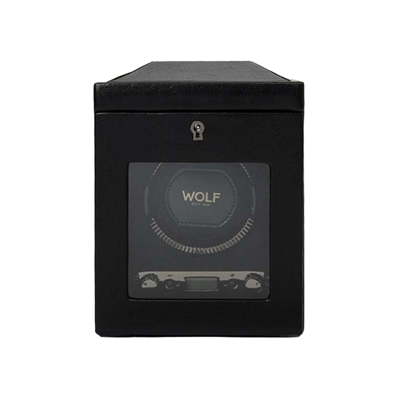 Wolf British Racing Single Watch Winder Black