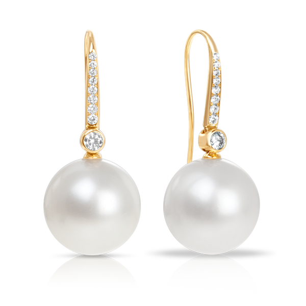 18ct Yellow Gold South Sea Pearl Earring