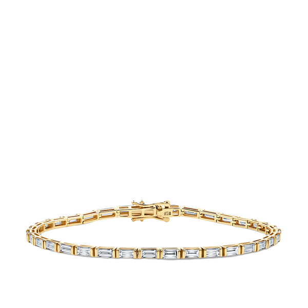 2.85 Carat Diamond Tennis Bracelet in 18ct Yellow Gold