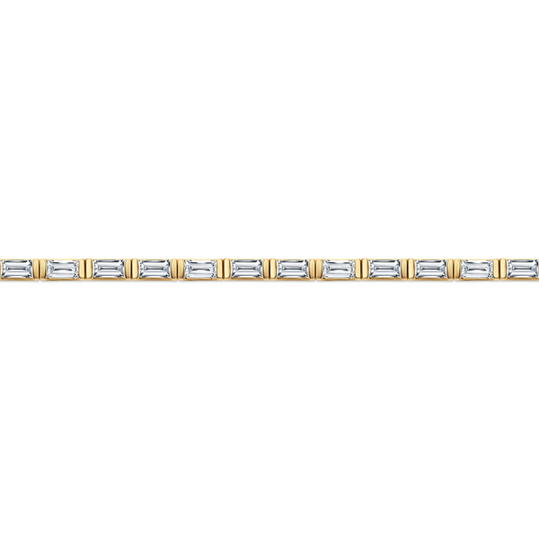 2.85 Carat Diamond Tennis Bracelet in 18ct Yellow Gold