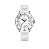 DOXA SUB 200 Whitepearl Stainless Steel Rubber Strap 799.15.011.23