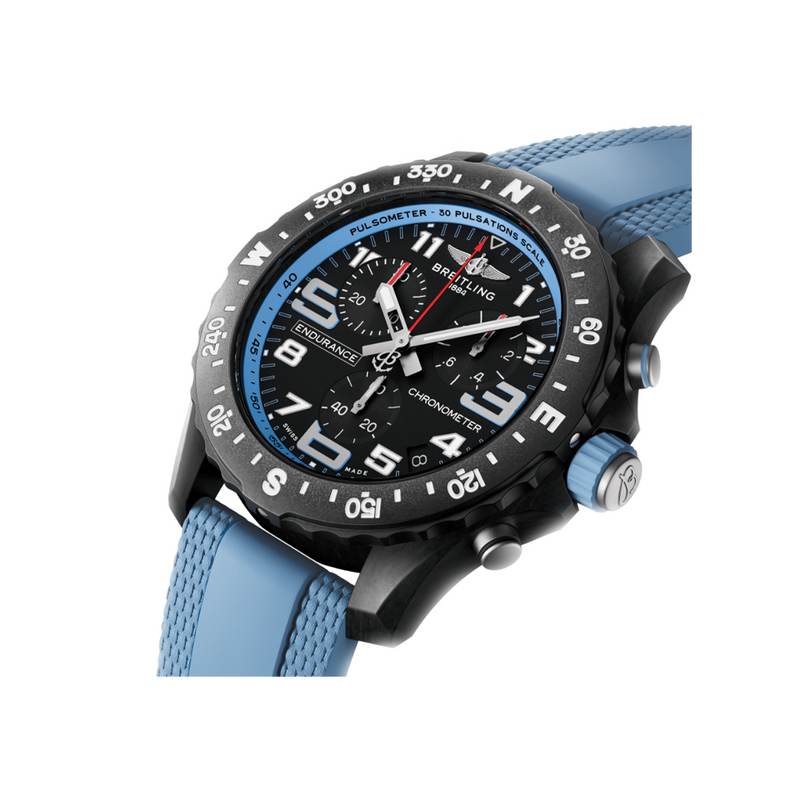 Breitling Endurance Pro Black Quartz Chronograph Breightlight 44.00mm