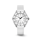 DOXA SUB 200 Whitepearl Stainless Steel Rubber Strap 799.15.011.23