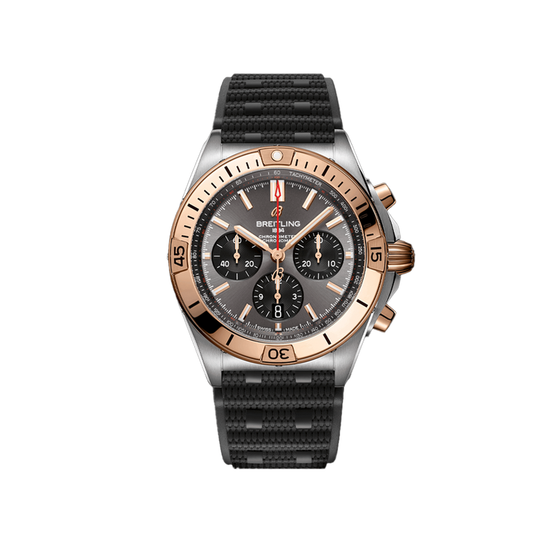 Breitling Chronomat B01 Chronograph Grey Stainless Steel & 18ct Rose Gold 42.00mm