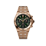 Breitling Chronomat B01 Chronograph Green 18ct Rose Gold 42.00mm