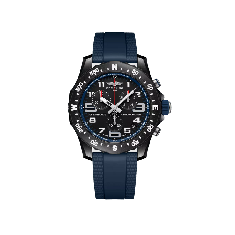 Breitling Endurance Pro Black Quartz Chronograph Breightlight 44.00mm