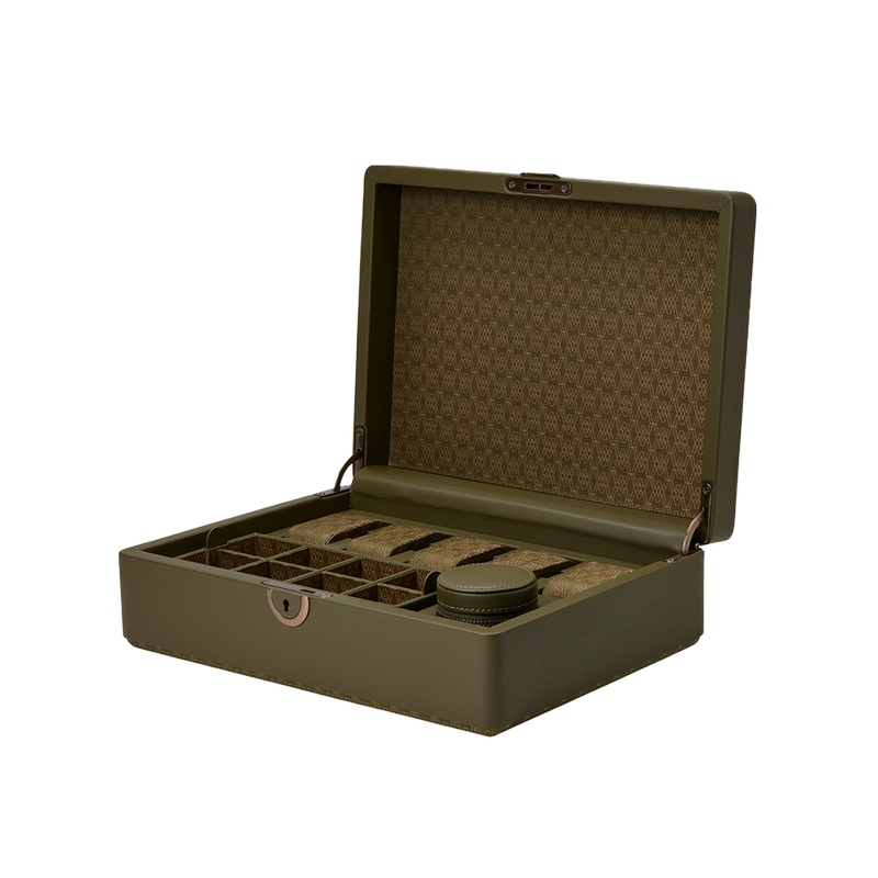 Wolf Earth 5 Piece Watch Box