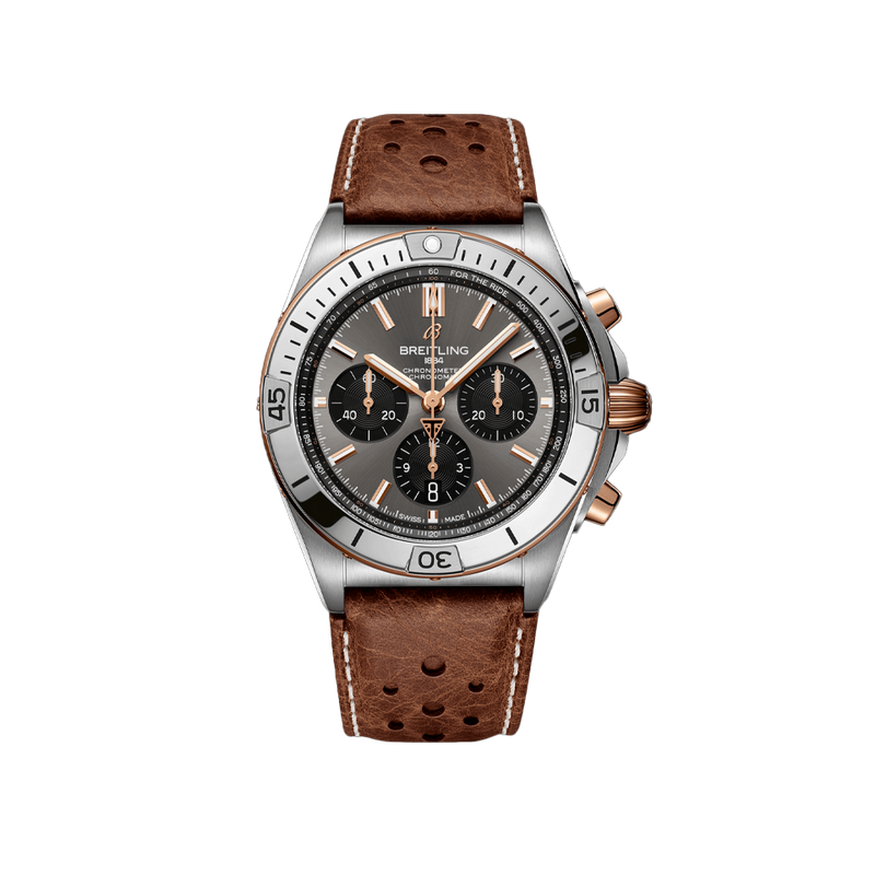 Breitling Chronomat B01 Chronograph Grey Titanium & 18ct Rose Gold 42.00mm