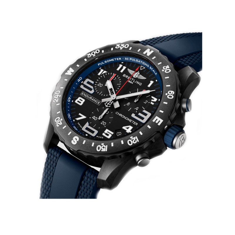 Breitling Endurance Pro Black Quartz Chronograph Breightlight 44.00mm