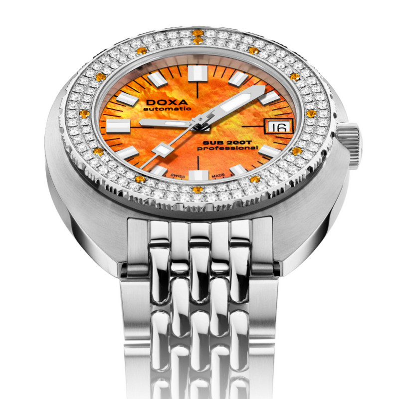 DOXA Sub 200T Diamonds Professional Watch 804.10D.351.10