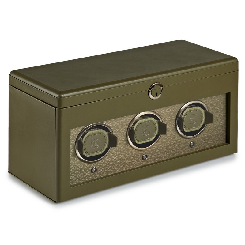 Wolf Earth Triple Watch Winder