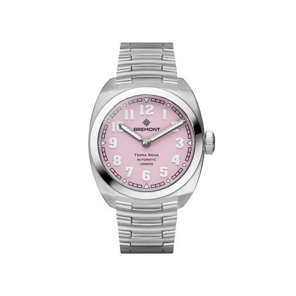 Bremont Terra Nova Pink Automatic Stainless Steel 38MM