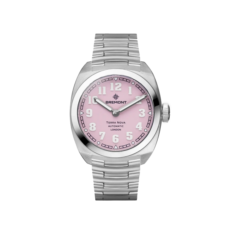 Bremont Terra Nova Pink Automatic Stainless Steel 38MM