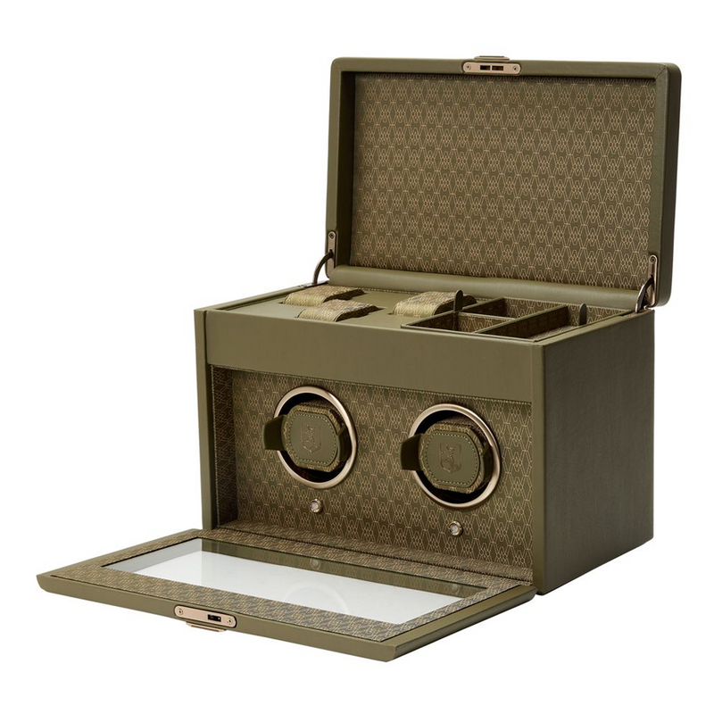 Wolf Earth Double Watch Winder