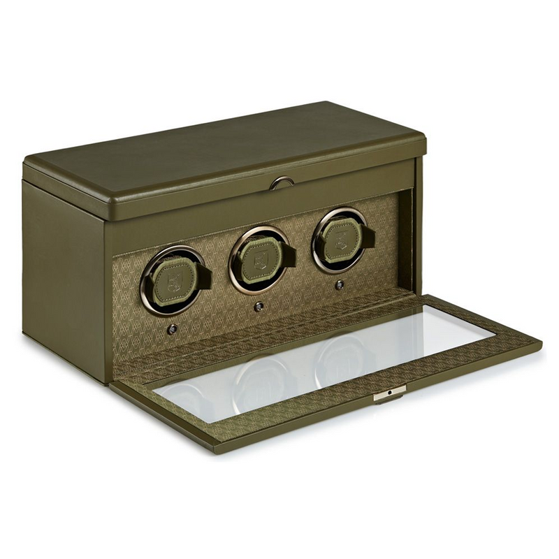 Wolf Earth Triple Watch Winder