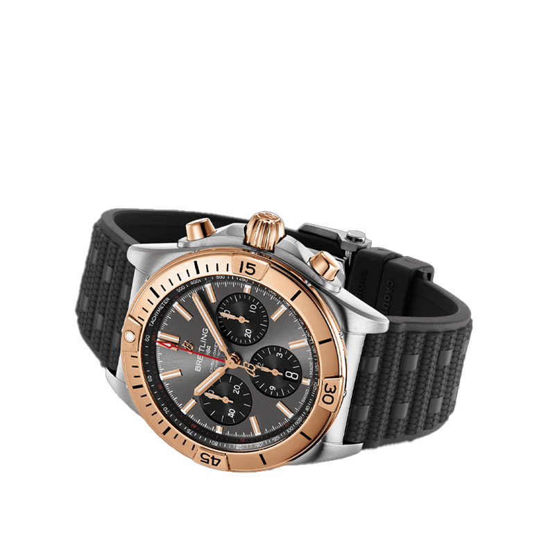 Breitling Chronomat B01 Chronograph Grey Stainless Steel & 18ct Rose Gold 42.00mm