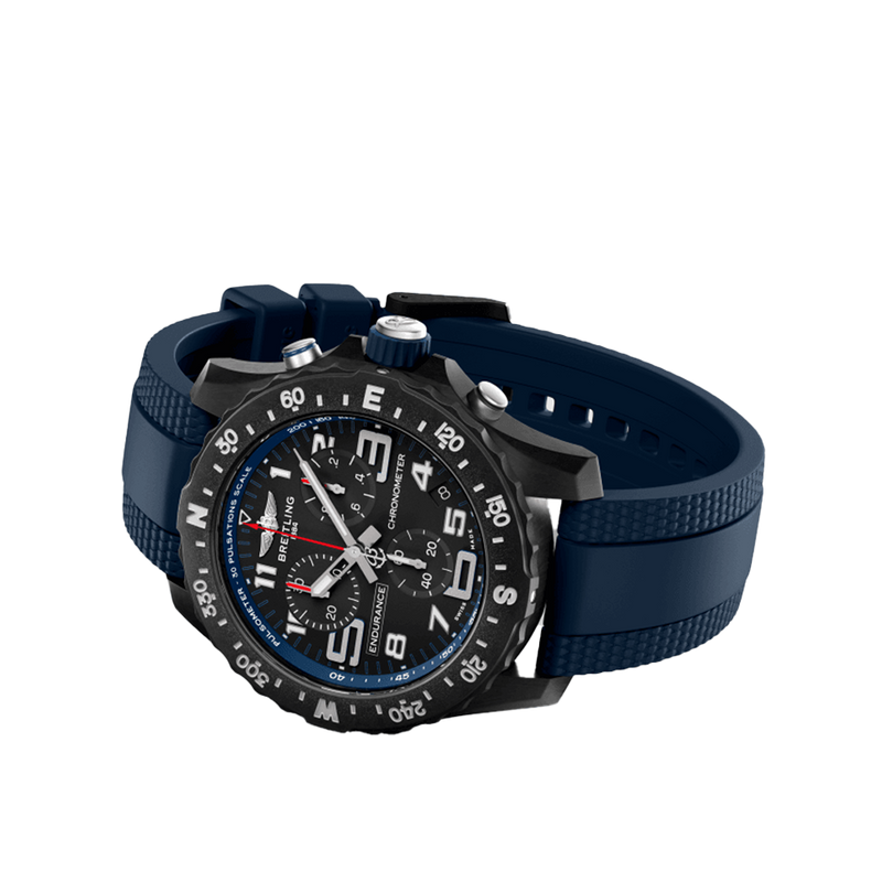 Breitling Endurance Pro Black Quartz Chronograph Breightlight 44.00mm