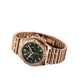 Breitling Chronomat B01 Chronograph Green 18ct Rose Gold 42.00mm