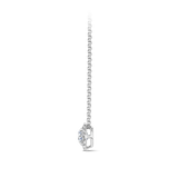 Halo Diamond Pendant in 18ct White Gold