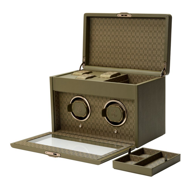 Wolf Earth Double Watch Winder