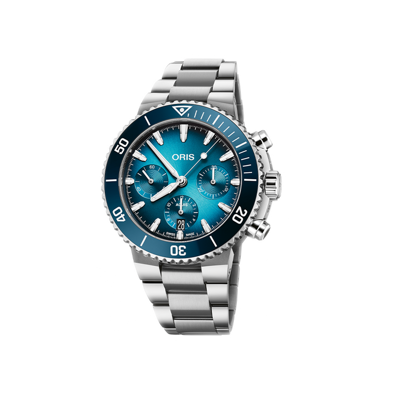 Oris aquis automatic chronograph men's watch sale