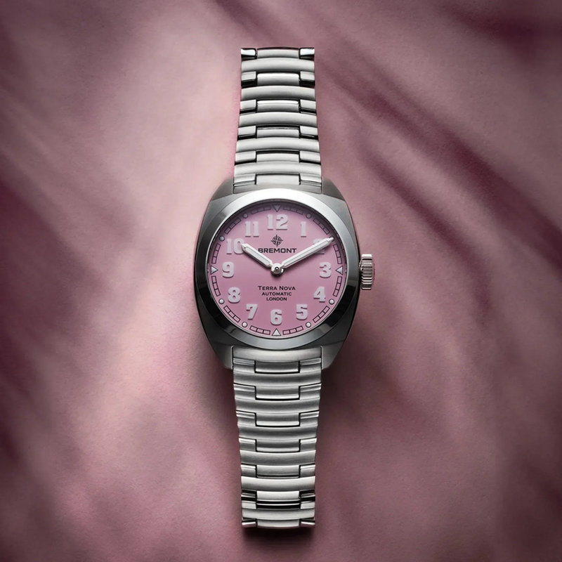 Bremont Terra Nova Pink Automatic Stainless Steel 38MM