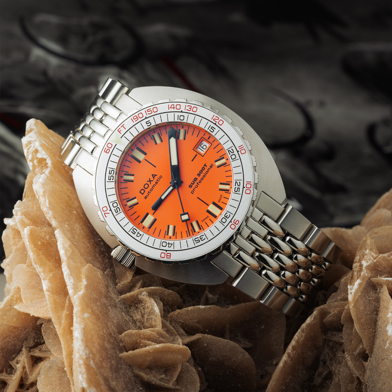 DOXA SUB 300T Professional Aristera Stainless Steel Bracelet & NATO Strap 840.10.351.10-SE10