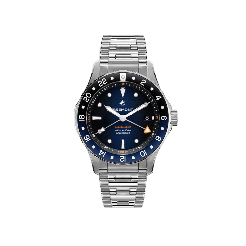 Bremont Supermarine Blue Automatic GMT Stainless Steel 40MM