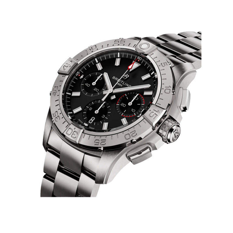 Breitling Avenger Automatic Chronograph Black Stainless Steel 42.00MM