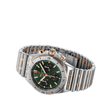 Breitling Chronomat B01 Chronograph Green Stainless Steel & 18ct Rose Gold 42.00mm