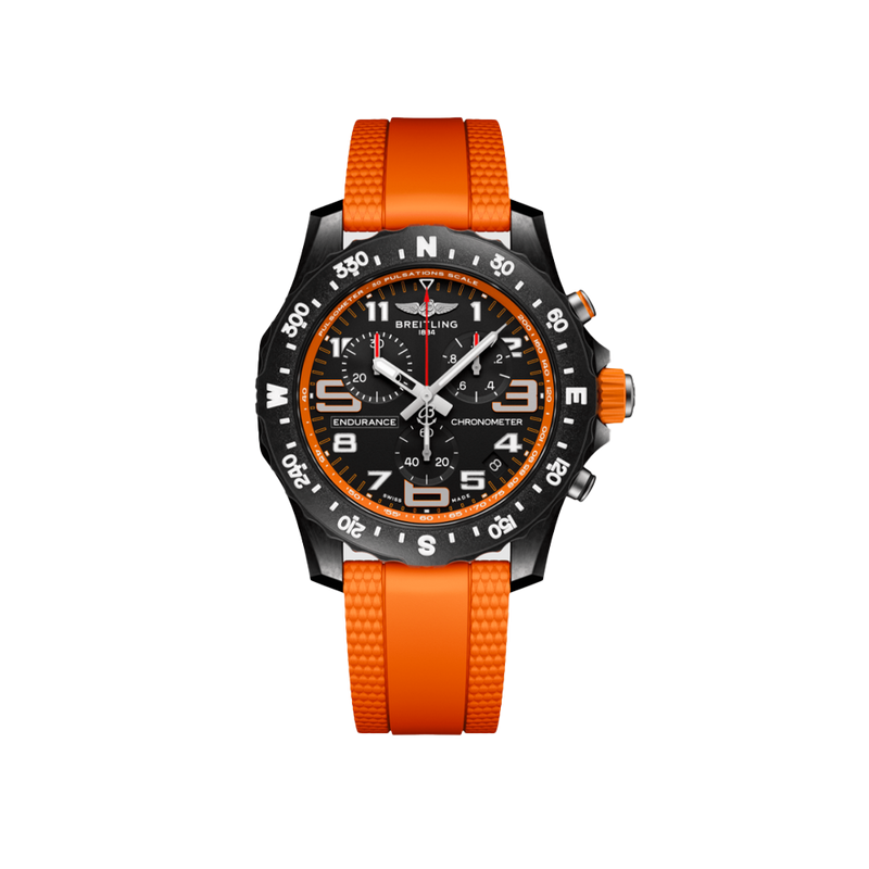 Breitling Endurance Pro Black Quartz Chronograph Breightlight 44.00mm