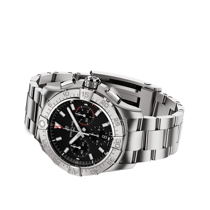 Breitling Avenger Automatic Chronograph Black Stainless Steel 42.00MM