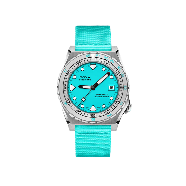 DOXA SUB 600T Aquamarine Stainless Steel NATO Strap 862.10.241.25-N