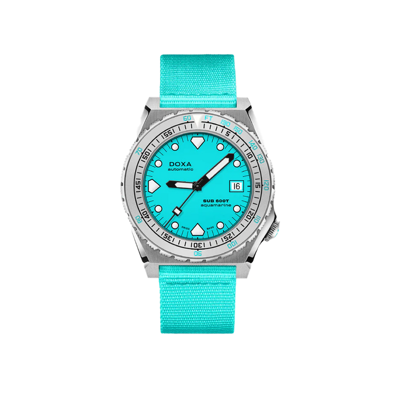 DOXA SUB 600T Aquamarine Stainless Steel NATO Strap 862.10.241.25-N