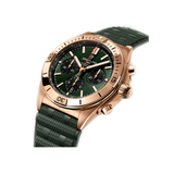 Breitling Chronomat Automatic Chronograph Green 18ct Rose Gold