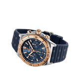 Breitling Chronomat B01 Chronograph Blue Stainless Steel & 18ct Rose Gold 42.00mm