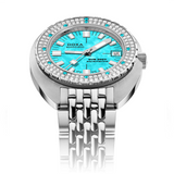 DOXA Sub 200T Diamonds Aquamarine Watch 804.10D.241.10