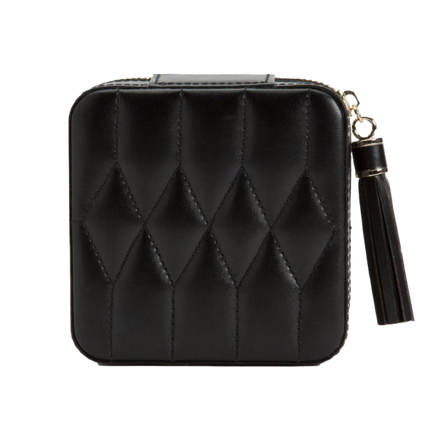 Wolf Caroline Black Travel Zip Case