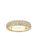 0.63 Carat Diamond Chevron Ring in 14ct Yellow Gold