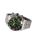 Breitling Super Chronomat Automatic Chronograph Green Stainless Steel and 18ct Rose Gold 44.00mm