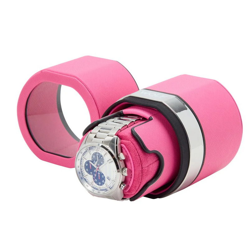 Wolf "The Rocket" Automatic Pink Watch Winder