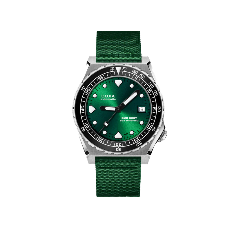 DOXA SUB 600T Sea Emerald Stainless Steel NATO Strap 861.10.131.26-N