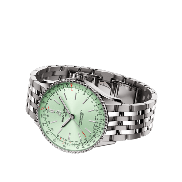 Breitling Navitimer Automatic Green Stainless Steel 36.00mm